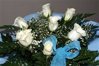 White rose bouquet 