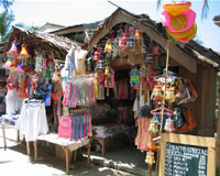 Boracay main road shops 