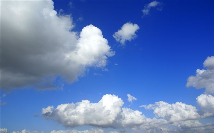 blue sky with clouds 