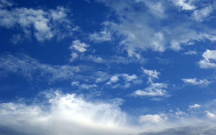 blue sky and clouds photo 